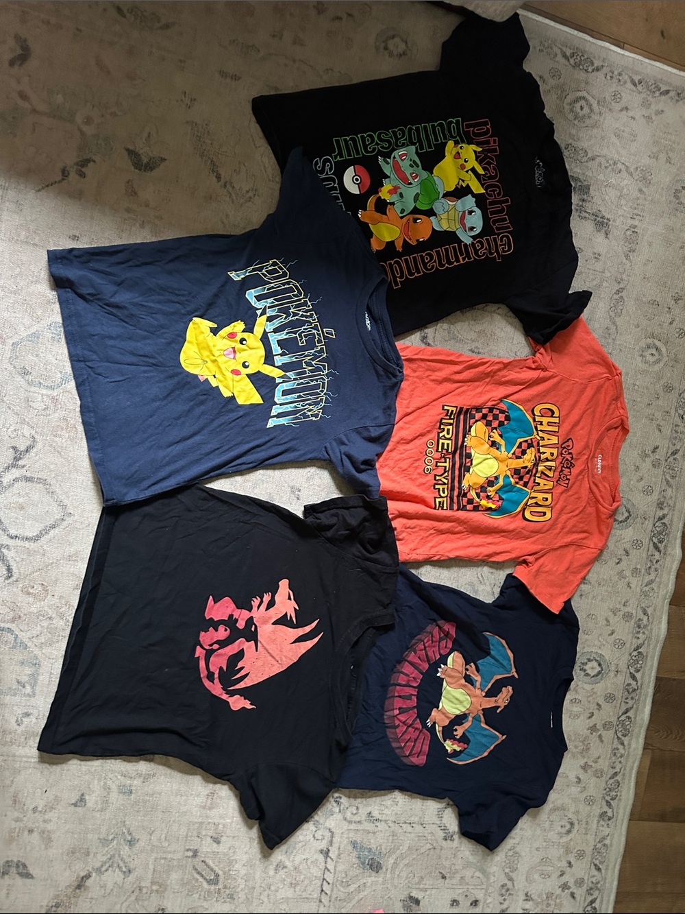 Boys Pokémon Graphic Tee lot of 5 size small